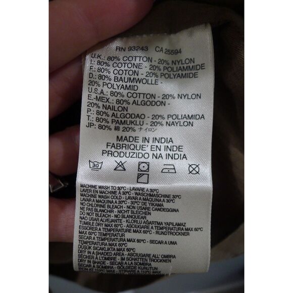 Diesel Anorak Jacket With Lace Up Back Detail - Green XS - Picture 12 of 15